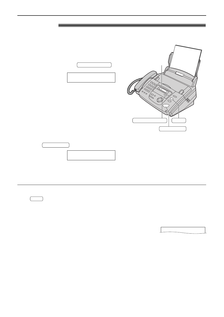 Receiving faxes, Tel mode ! (answering all calls manually), Activating tel mode receiving a fax manually | Panasonic KX-FP152 User Manual | Page 38 / 76