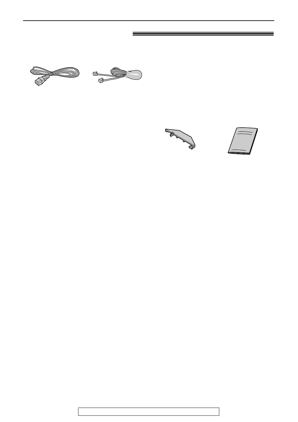 Initial preparation, Accessories, Included accessories | Panasonic KX-FP152 User Manual | Page 6 / 76