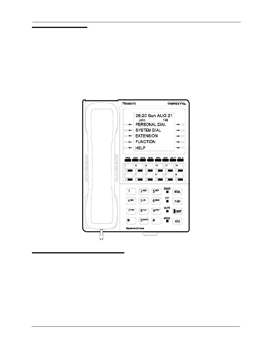 Key phone, Absence message, Key phone -3 absence message -3 | Panasonic DBS 824 User Manual | Page 90 / 274