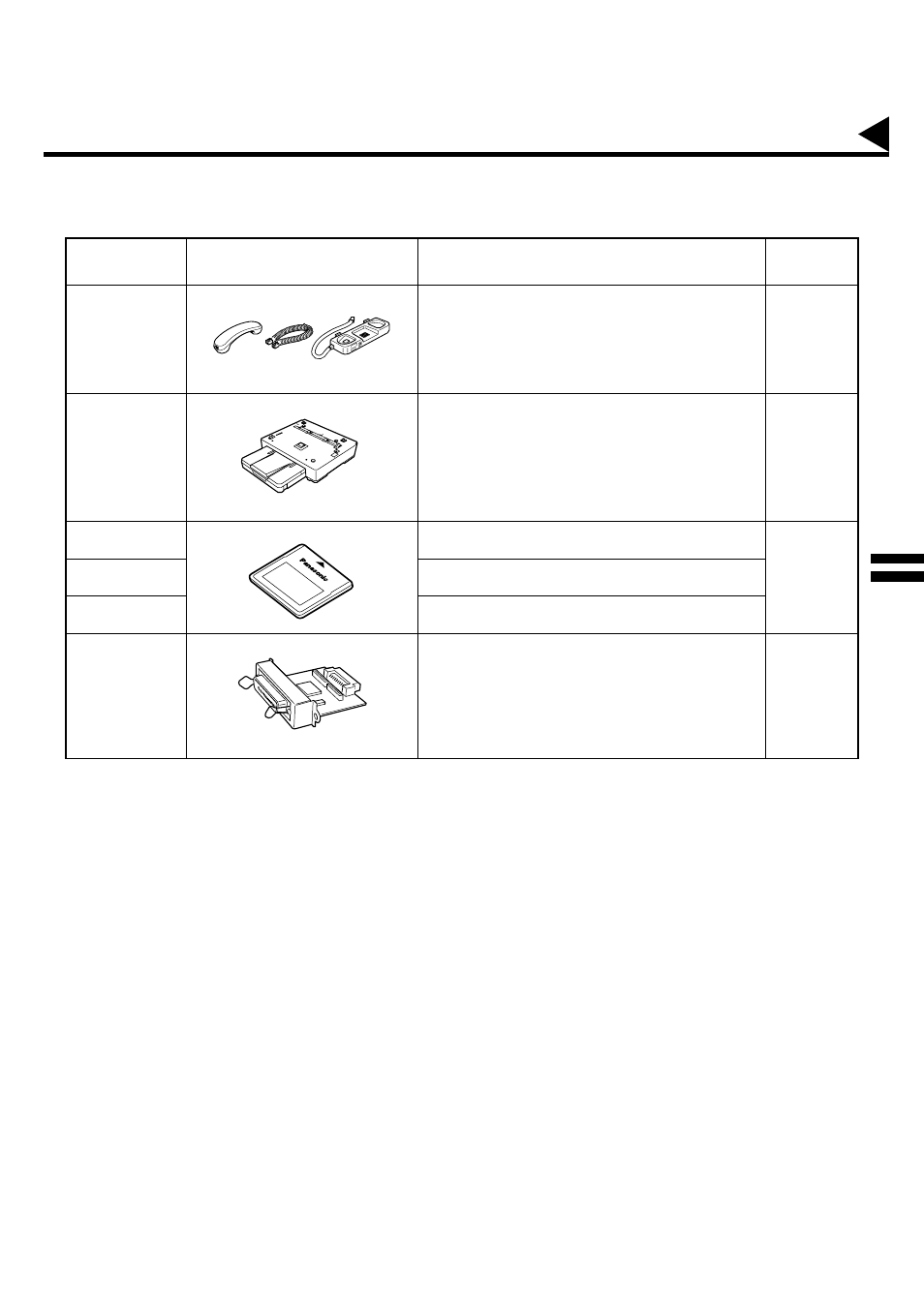 Options and supplies | Panasonic UF-585/595 User Manual | Page 157 / 176