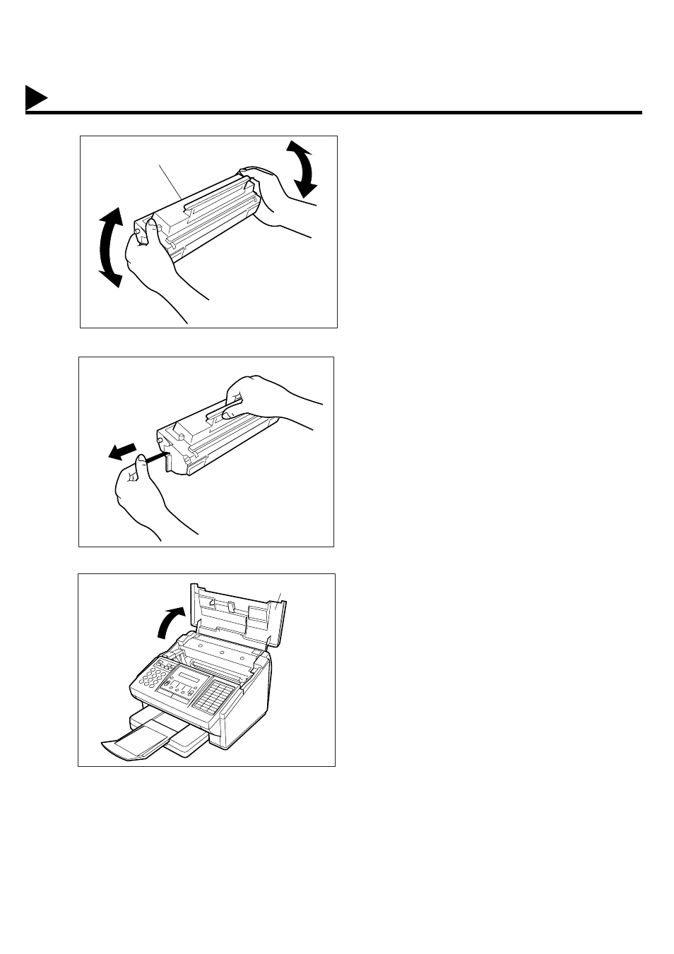 Installing the toner cartridge | Panasonic UF-585/595 User Manual | Page 18 / 176