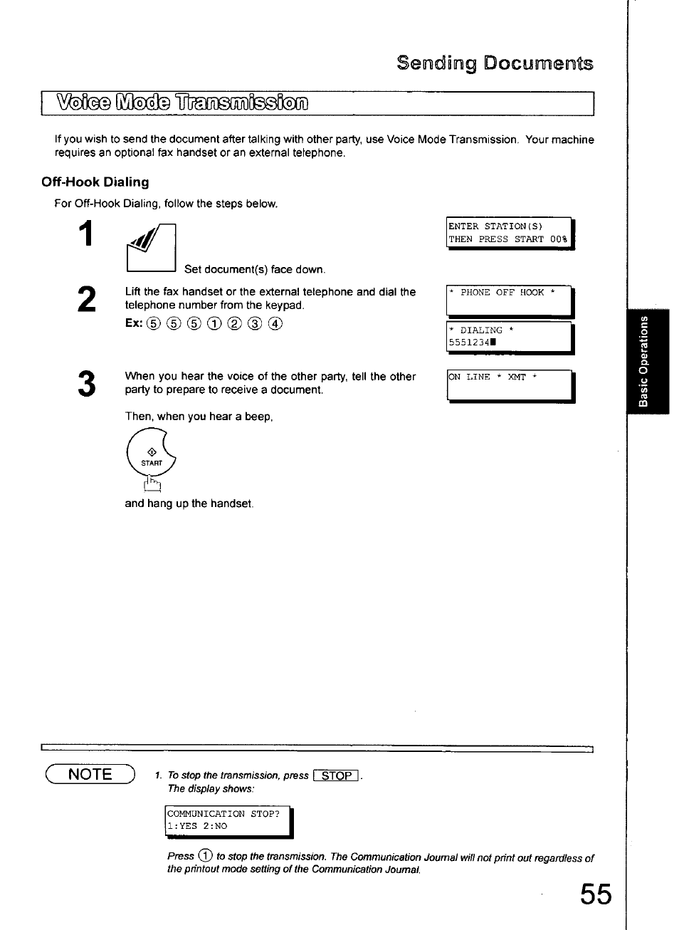 Iending documents, D (5) (d © (d (d 0 | Panasonic 990 User Manual | Page 55 / 170