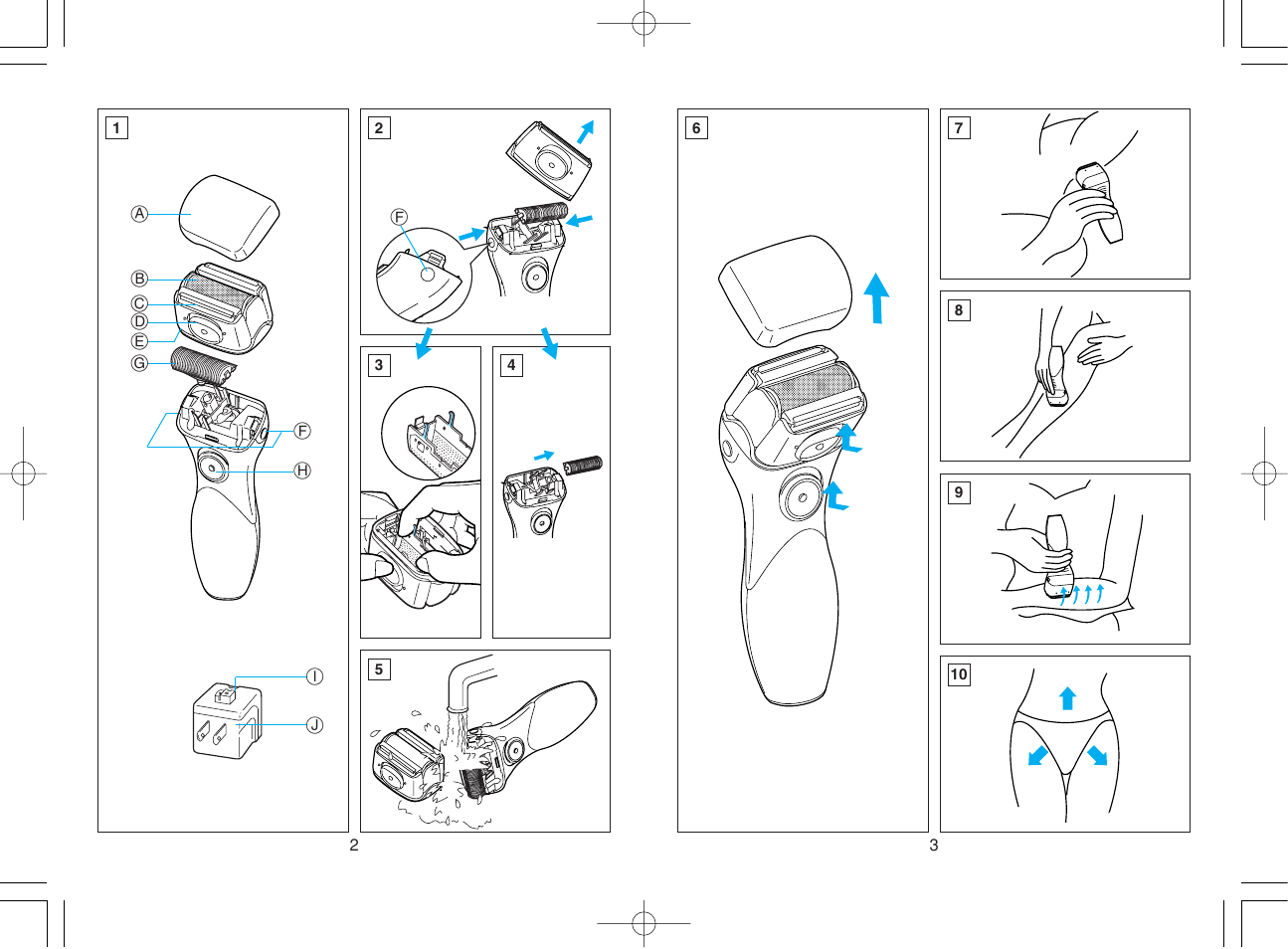 Panasonic ES2206 User Manual | Page 2 / 11