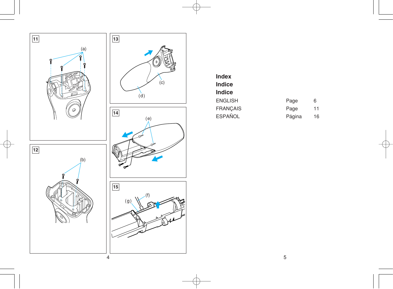 Panasonic ES2206 User Manual | Page 3 / 11