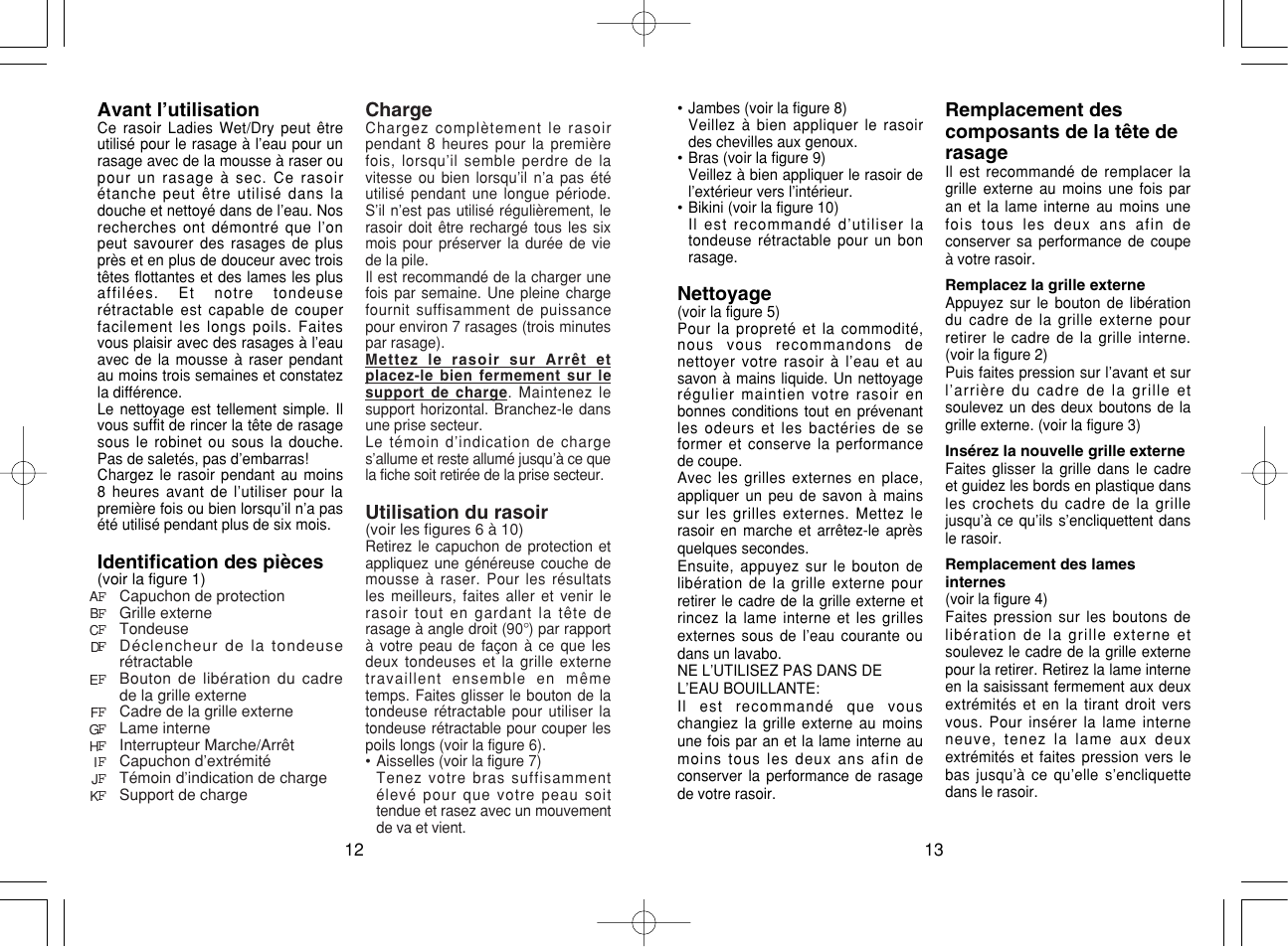 Panasonic ES2206 User Manual | Page 7 / 11