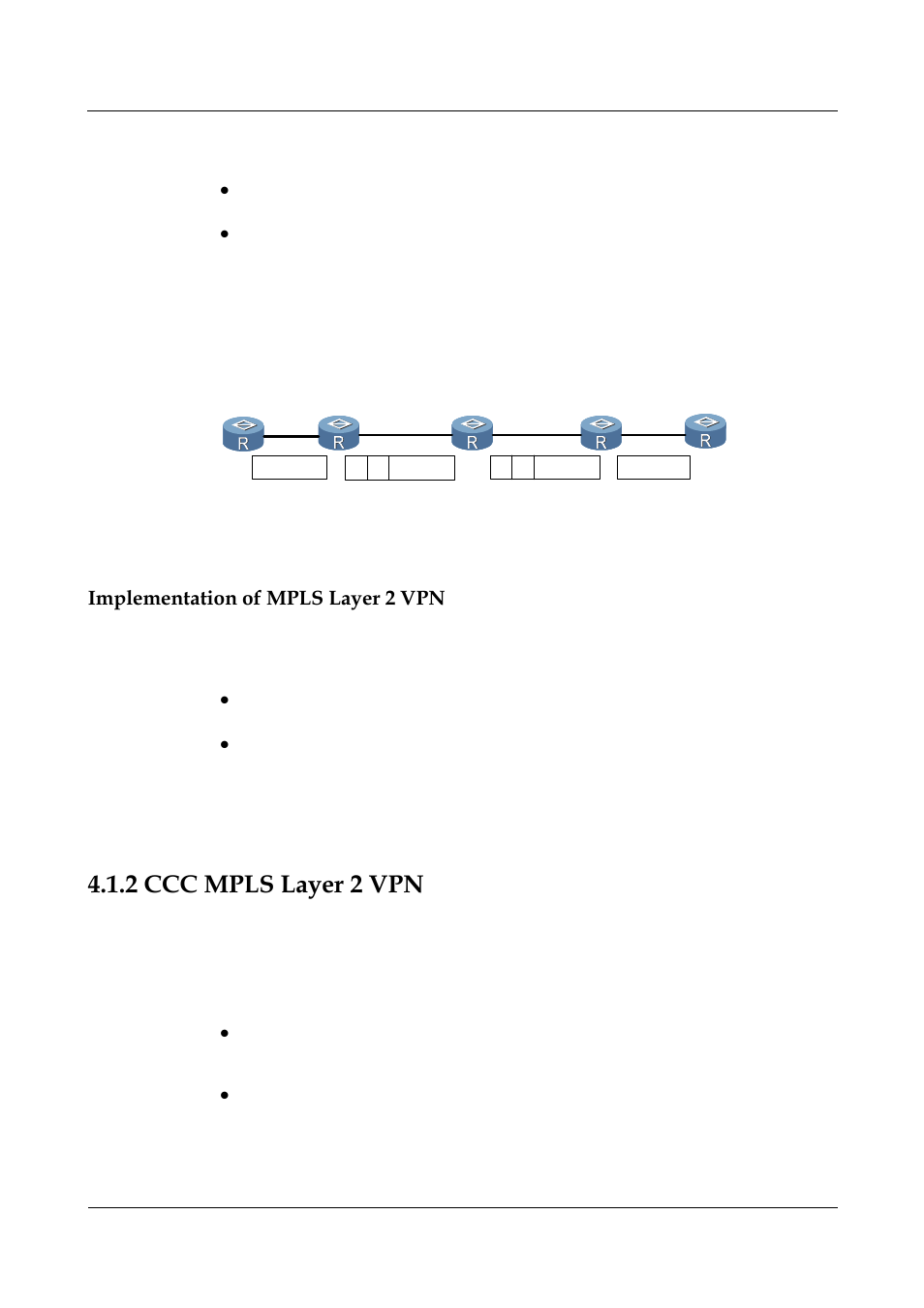 Implementation of mpls layer 2 vpn, 2 ccc mpls layer 2 vpn, 2 ccc mpls layer 2 vpn -3 | Ccc mpls layer 2 vpn | Panasonic NN46240-710 User Manual | Page 113 / 181