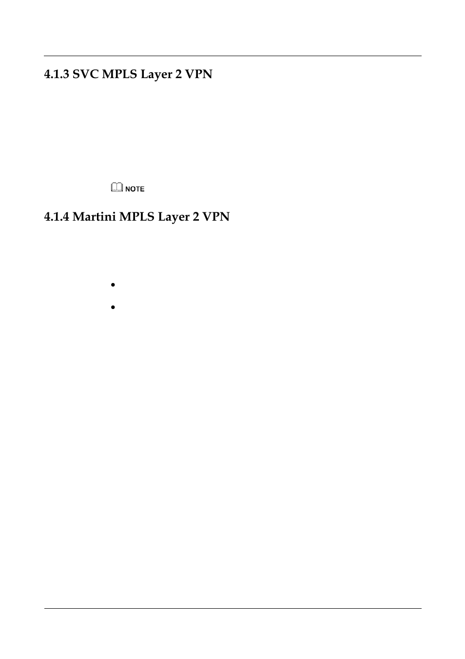 Svc mpls layer 2 vpn, Martini mpls layer 2 vpn, 3 svc mpls layer 2 vpn | 4 martini mpls layer 2 vpn | Panasonic NN46240-710 User Manual | Page 114 / 181