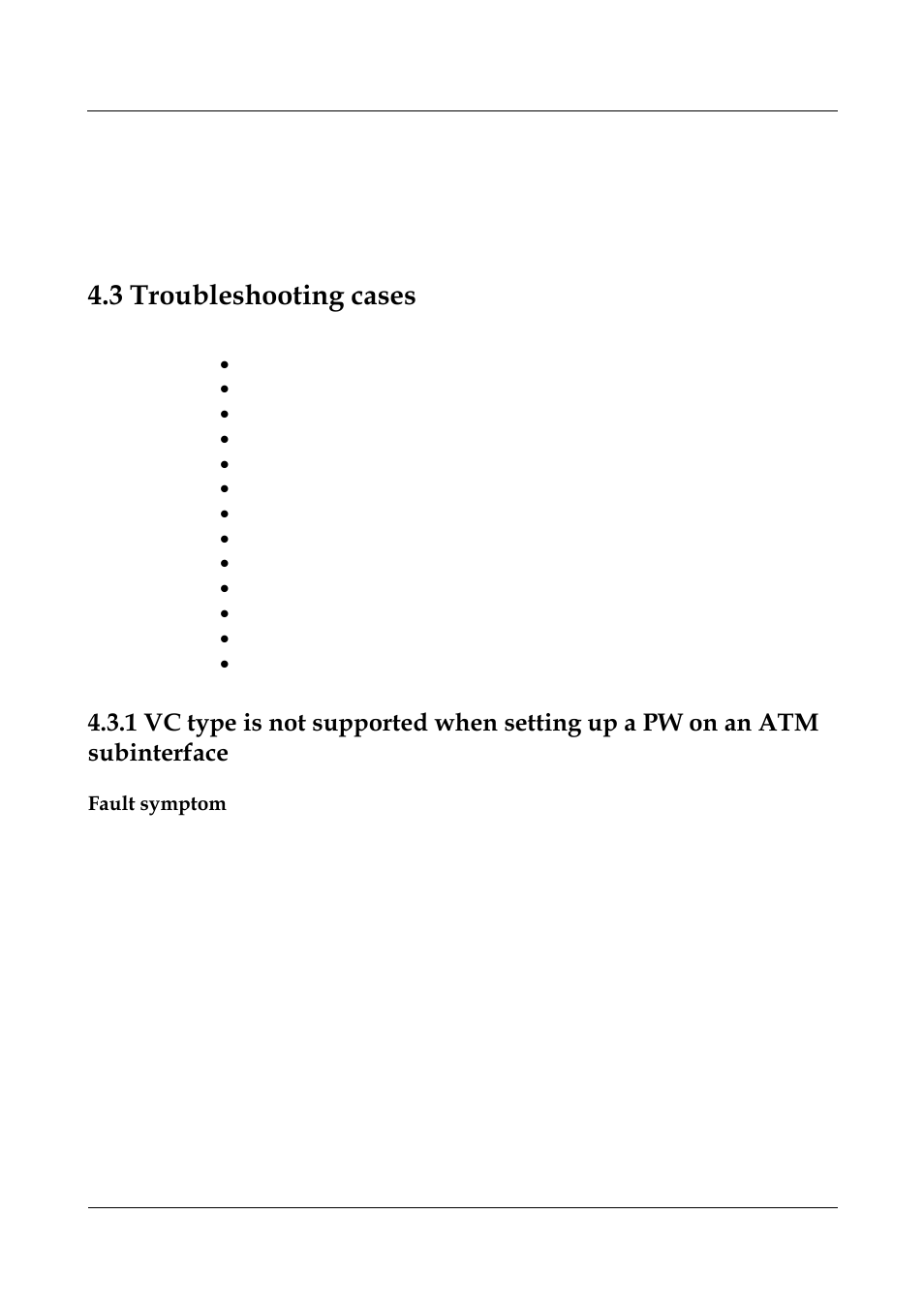 3 troubleshooting cases, Fault symptom, 3 troubleshooting cases -14 | Panasonic NN46240-710 User Manual | Page 127 / 181