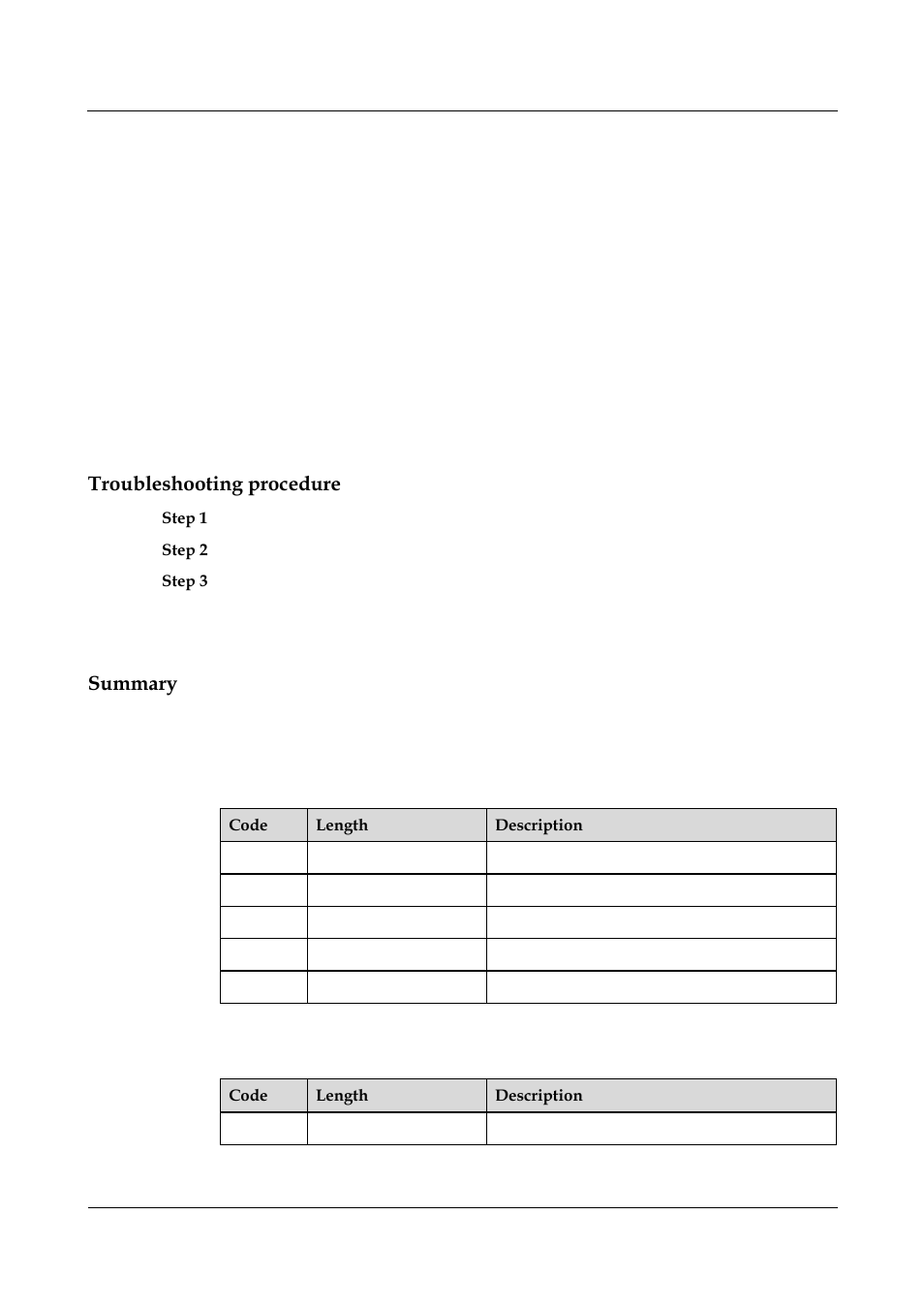 Troubleshooting procedure, Summary | Panasonic NN46240-710 User Manual | Page 141 / 181