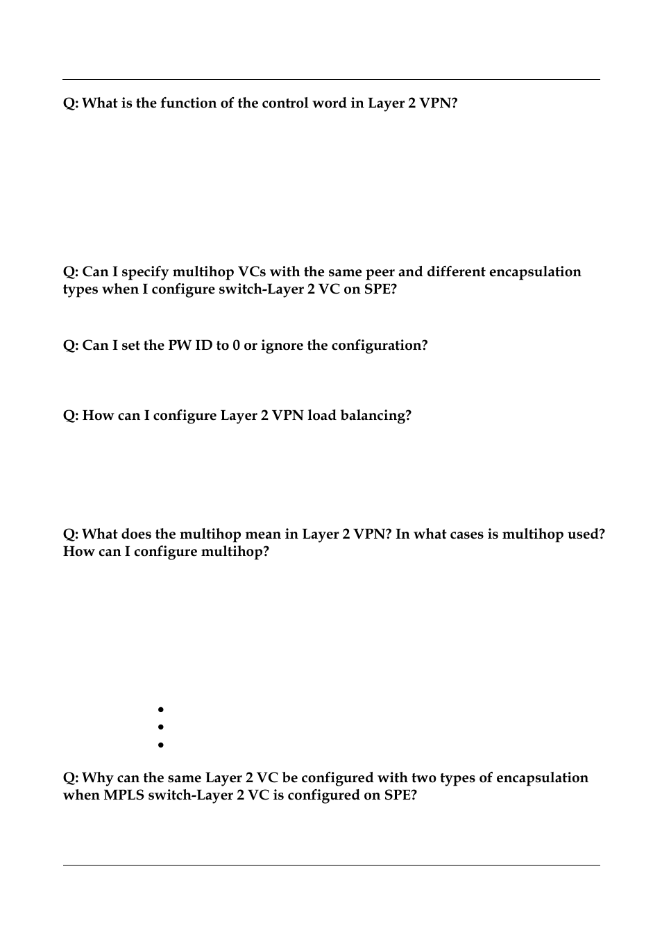 Q: how can i configure layer 2 vpn load balancing | Panasonic NN46240-710 User Manual | Page 152 / 181