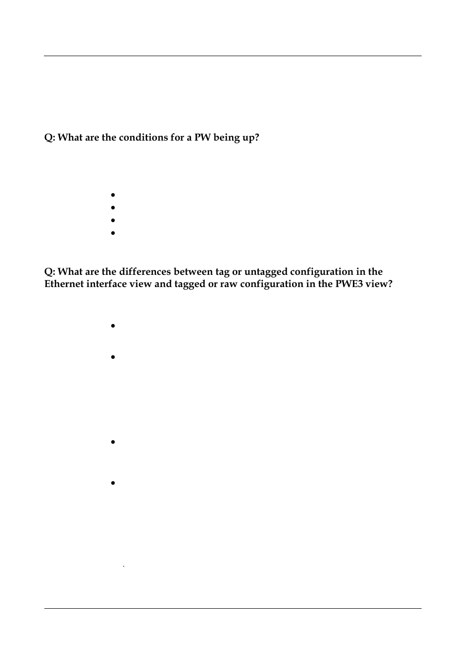 Q: what are the conditions for a pw being up | Panasonic NN46240-710 User Manual | Page 153 / 181