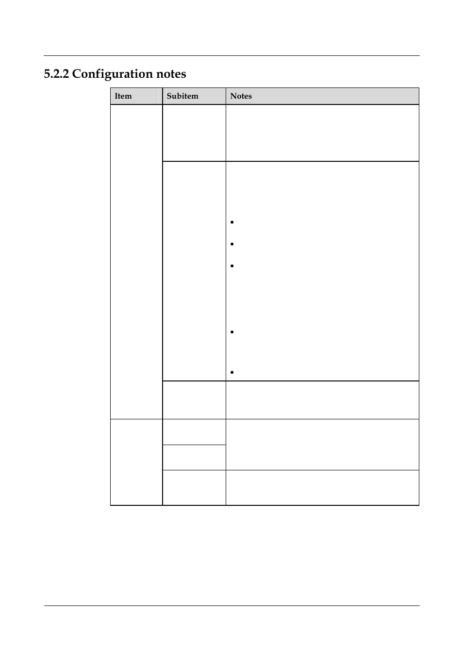 2 configuration notes, 2 configuration notes -10, Configuration notes | Panasonic NN46240-710 User Manual | Page 165 / 181