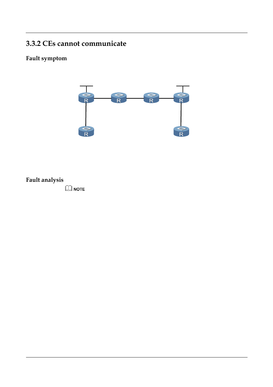 2 ces cannot communicate, Fault symptom, Fault analysis | 2 ces cannot communicate -17, Ces cannot communicate | Panasonic NN46240-710 User Manual | Page 96 / 181