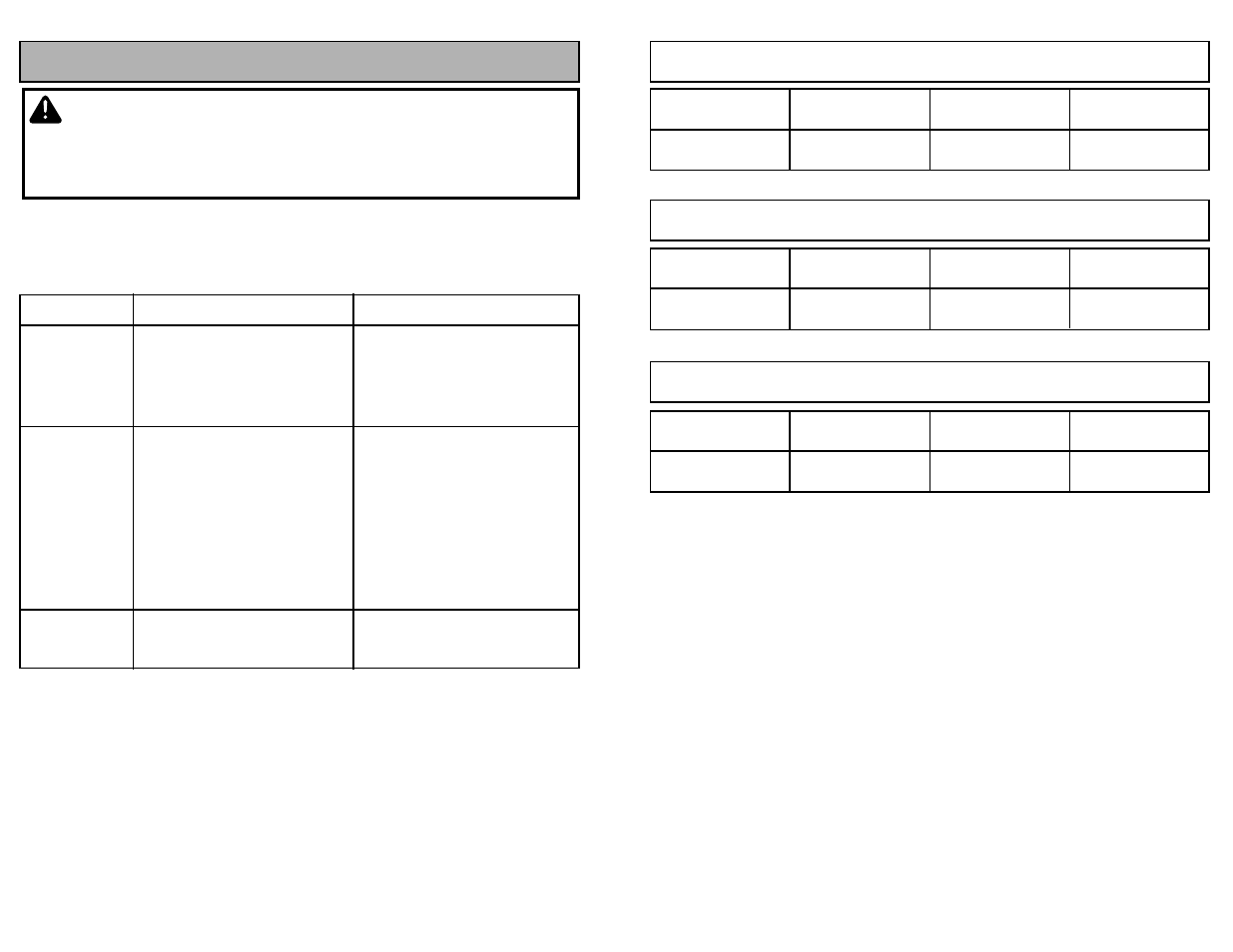 Before requesting service, Warning | Panasonic MC-UG585 User Manual | Page 38 / 48