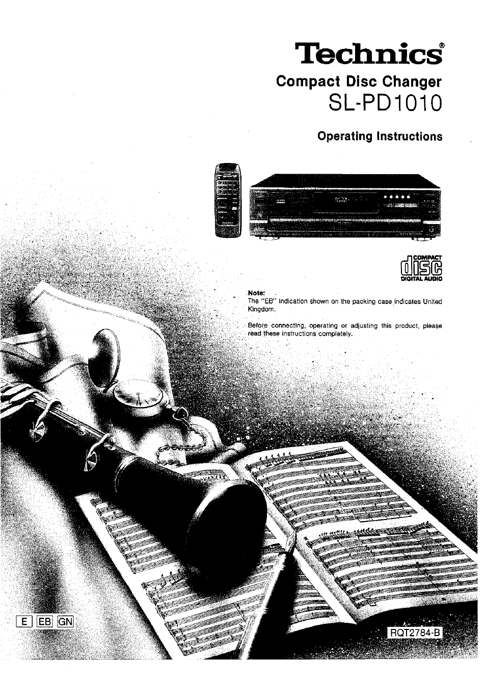 Panasonic SL-PD1010 User Manual | 24 pages