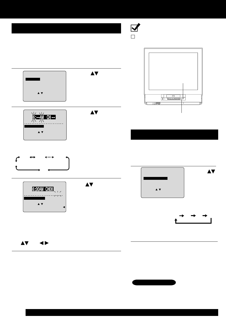 Tv timer features, On-timer with alarm, Sleep timer | Panasonic PV-24DF62 User Manual | Page 22 / 56