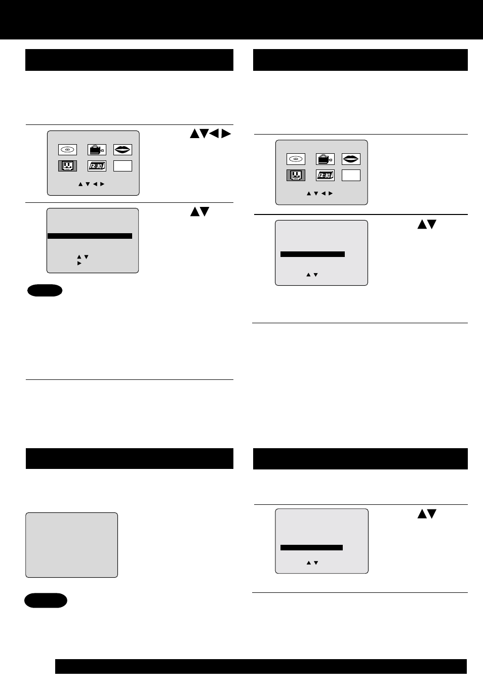 Special features, Remote warning on/off, Weak signal display on/off | Surround sound system, Dvd volume adjust | Panasonic PV-24DF62 User Manual | Page 26 / 56