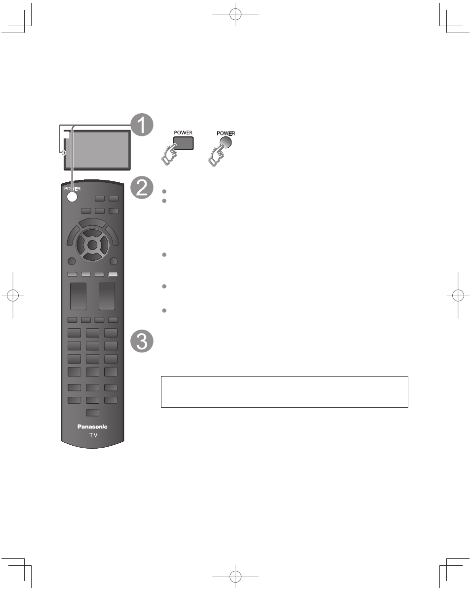 First time setup | Panasonic TC-50PU54 User Manual | Page 13 / 20