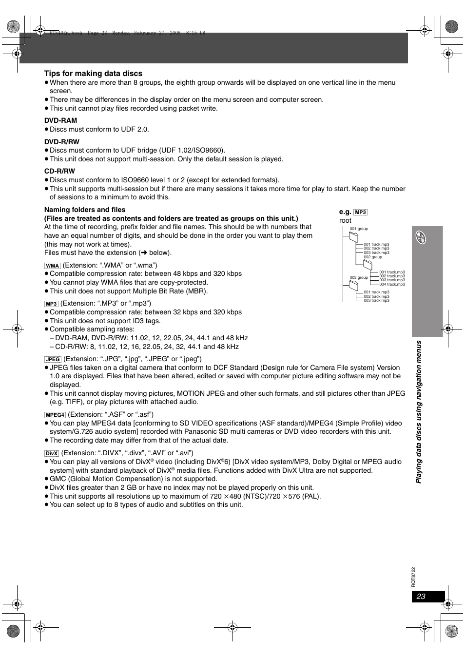 Panasonic SC-HT990 User Manual | Page 23 / 48