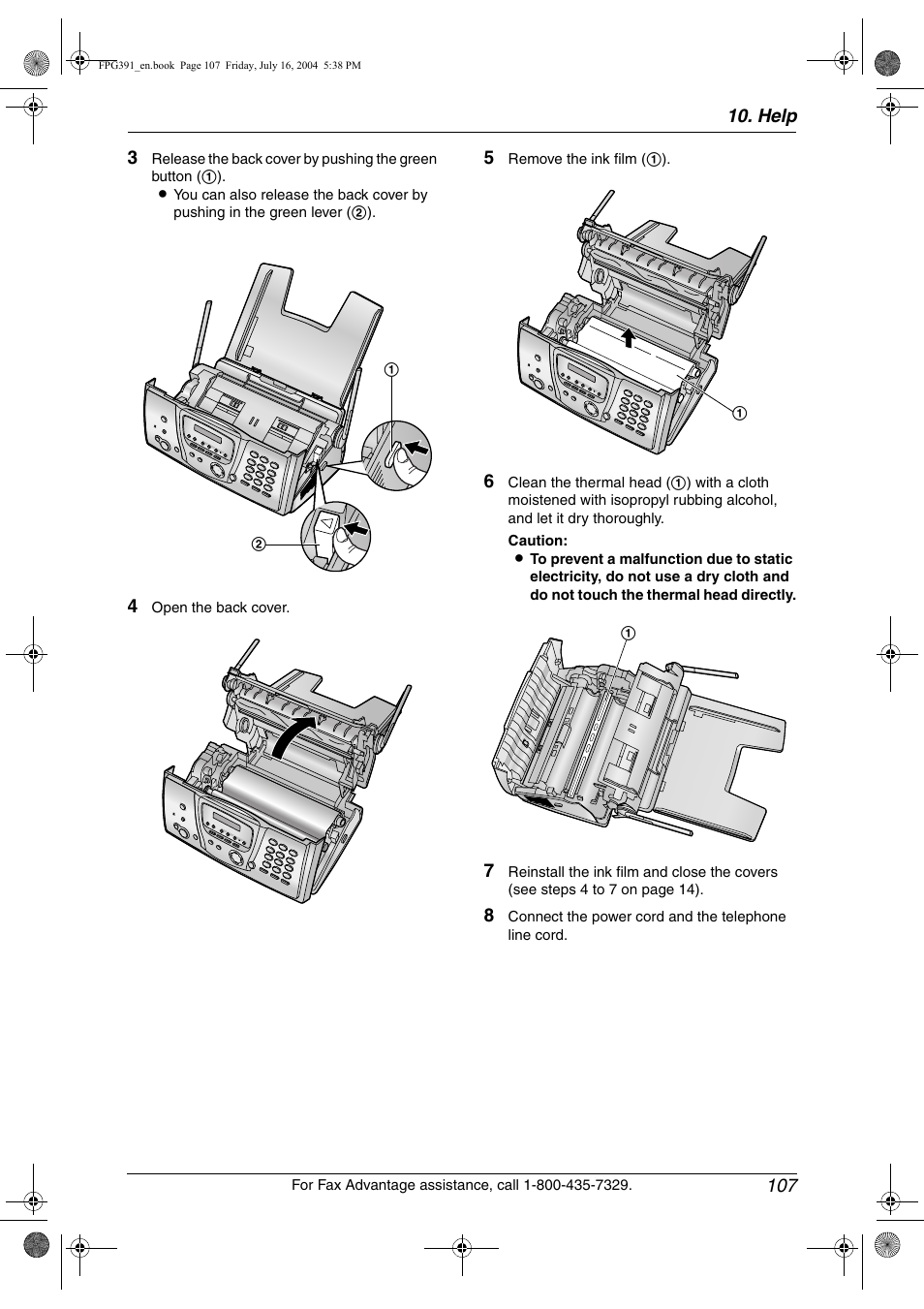 Panasonic KX-FPG391 User Manual | Page 109 / 126