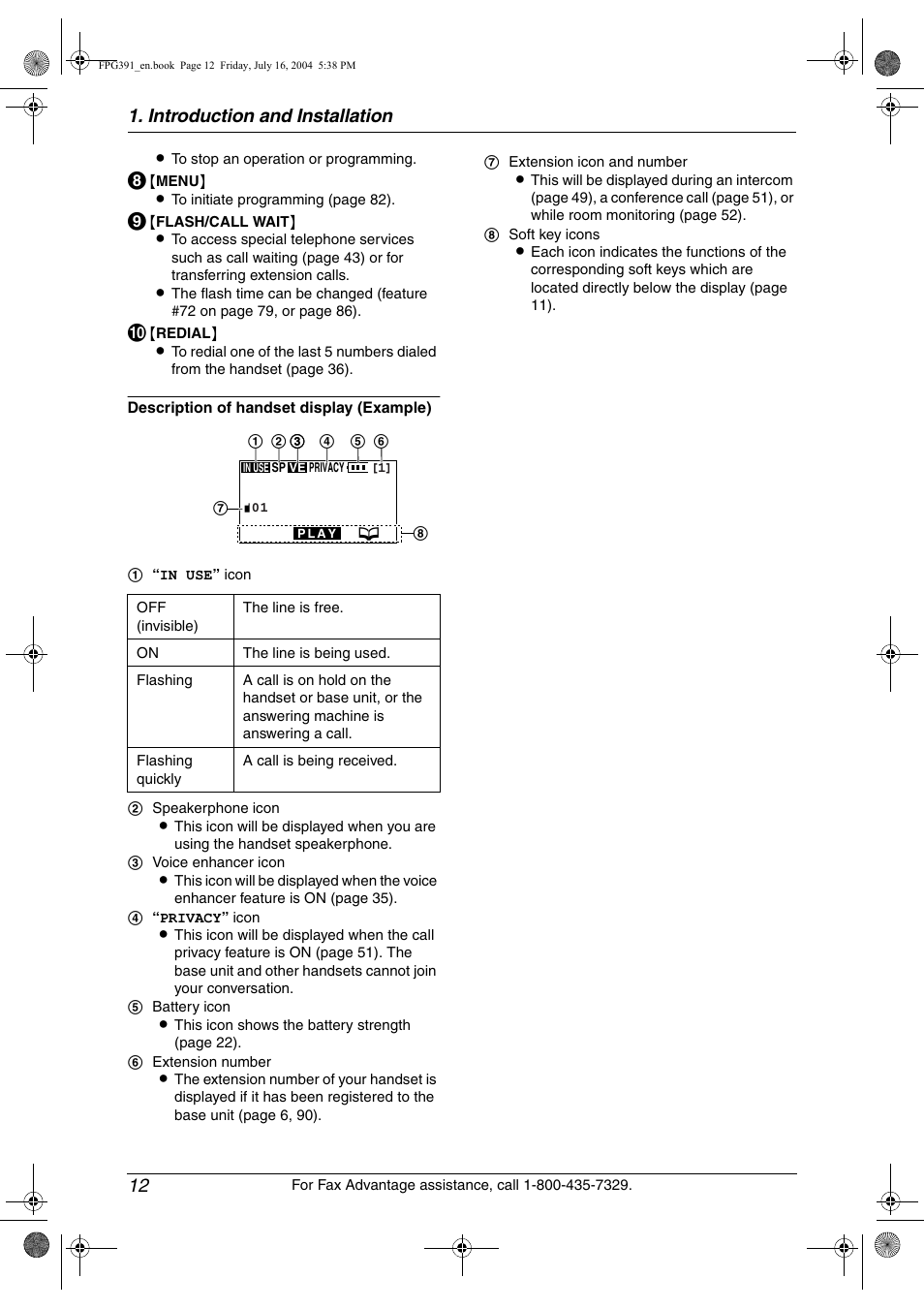 Introduction and installation 12 | Panasonic KX-FPG391 User Manual | Page 14 / 126