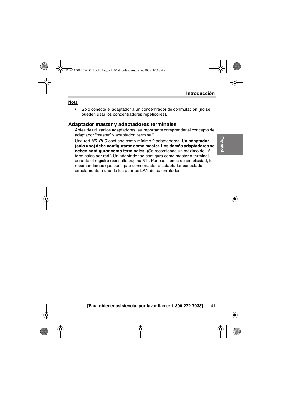 Panasonic BL-PA300KTA User Manual | Page 41 / 64