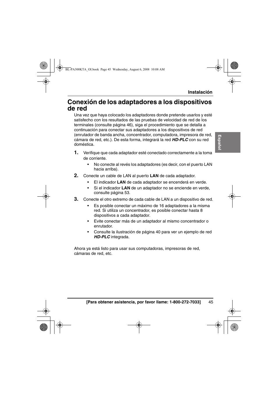 Panasonic BL-PA300KTA User Manual | Page 45 / 64