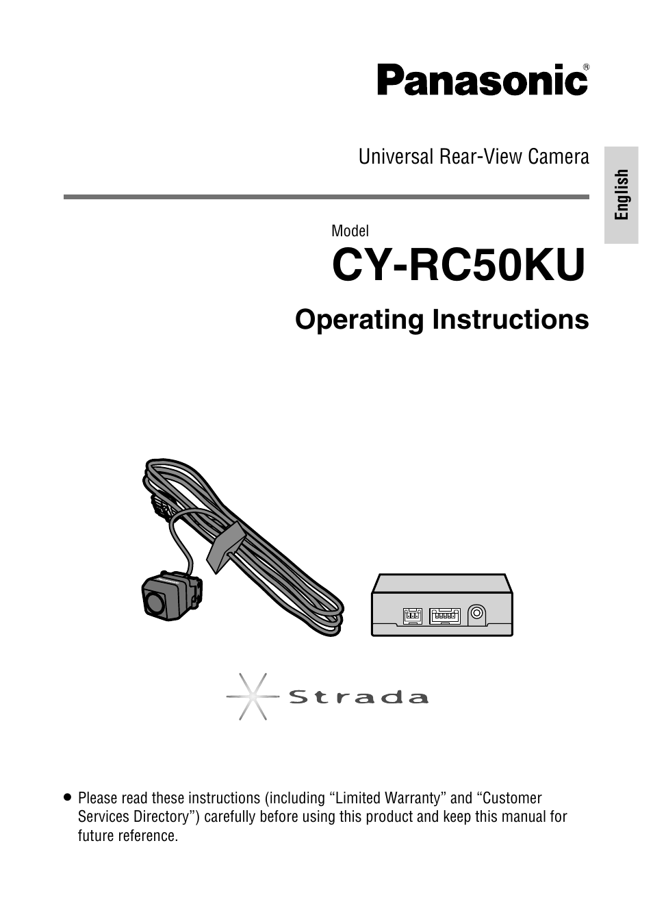 Panasonic CY-RC50KU User Manual | 20 pages