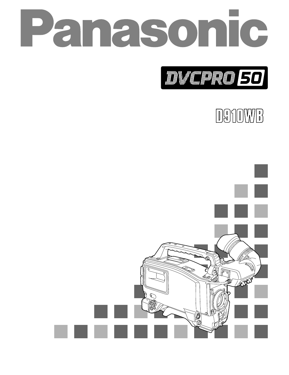 Panasonic AJ-D910WBP User Manual | 160 pages