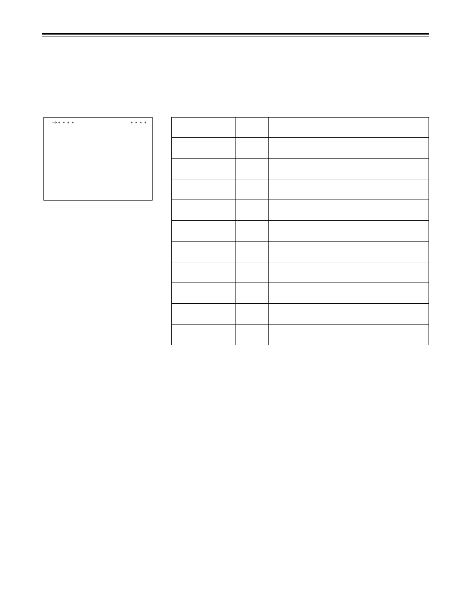 108 – setting menu screens (main menus), Main menu screen 1 of 4 | Panasonic AJ-D910WBP User Manual | Page 108 / 160