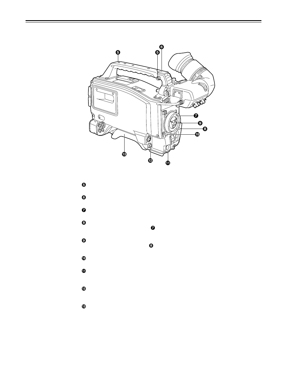 Controls and their functions | Panasonic AJ-D910WBP User Manual | Page 11 / 160