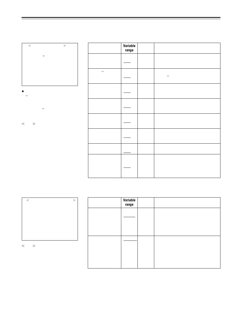 148 – remote menu screen, Led (remote) screen, Tally/ret (remote) screen | Panasonic AJ-D910WBP User Manual | Page 148 / 160