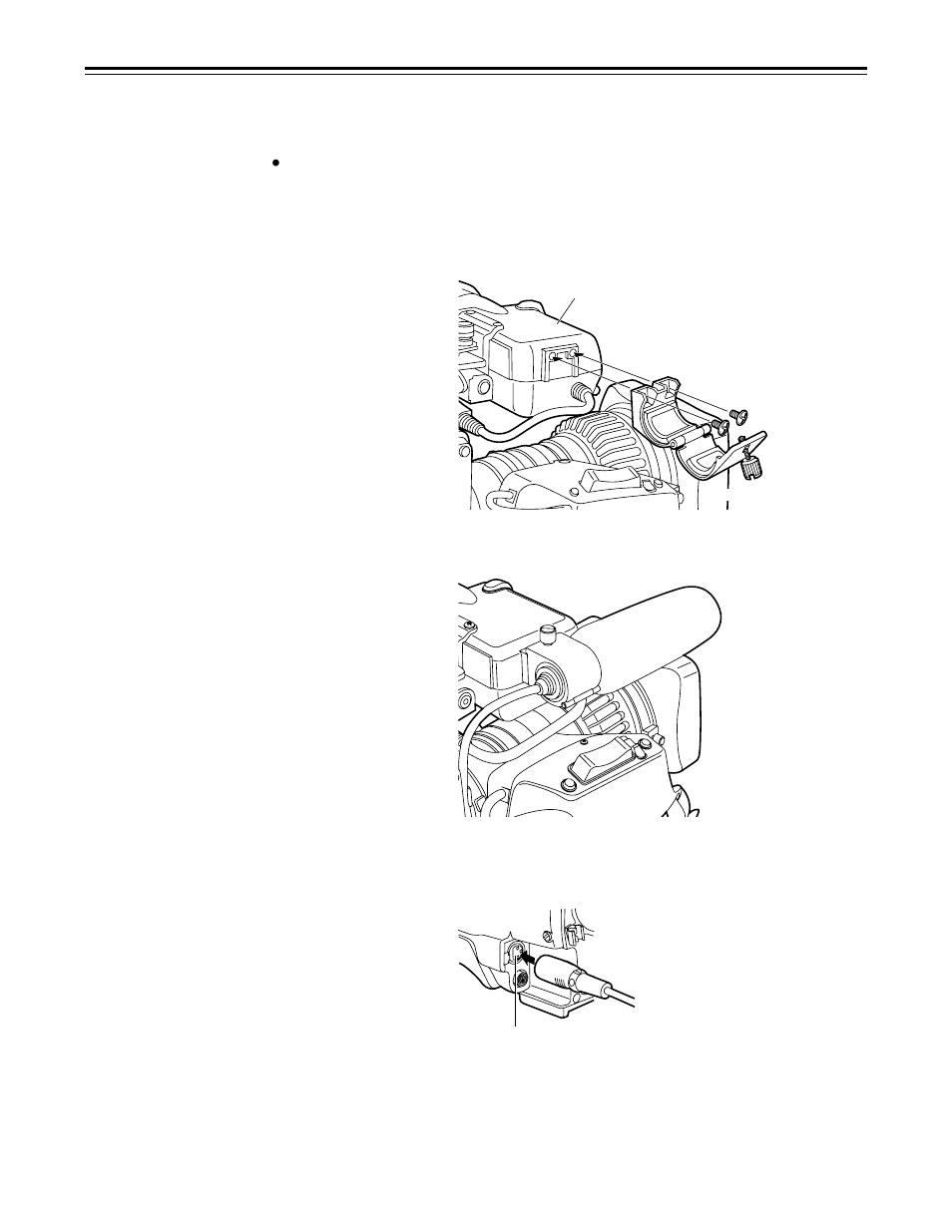 38 – audio input preparations, Using the microphone mounted to the main unit | Panasonic AJ-D910WBP User Manual | Page 38 / 160