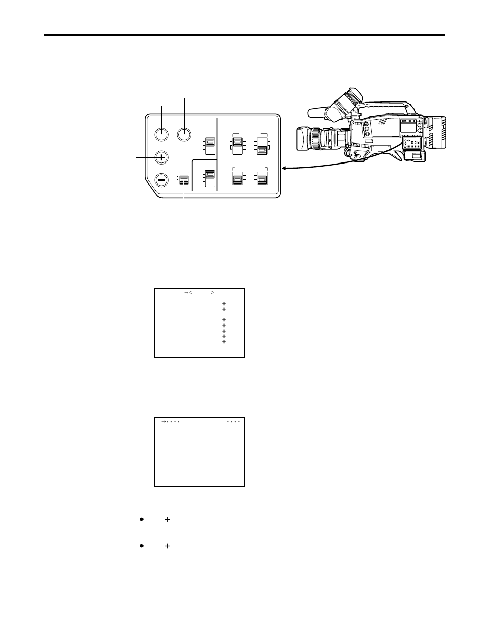 Displaying menus on the viewfinder screen, Basic setting menu operations | Panasonic AJ-D910WBP User Manual | Page 52 / 160