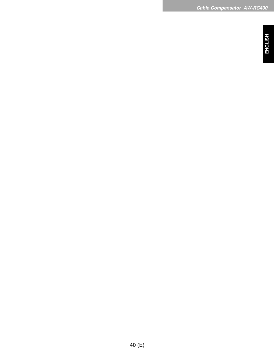 Panasonic AW-RP400E User Manual | Page 41 / 272