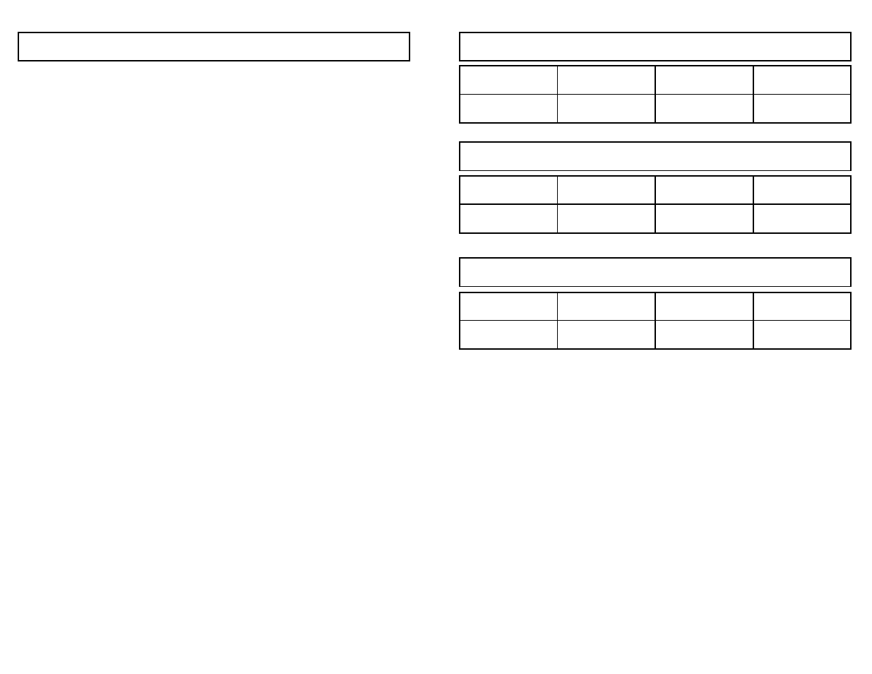 Feature chart, Tableau des caracteristiques, Diagrama de caracteristicas | Cleaning exterior and tools | Panasonic MC-V5209 User Manual | Page 11 / 48