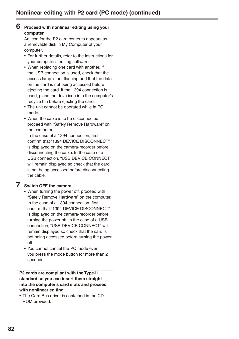 Panasonic AG-HPX170P User Manual | Page 82 / 128