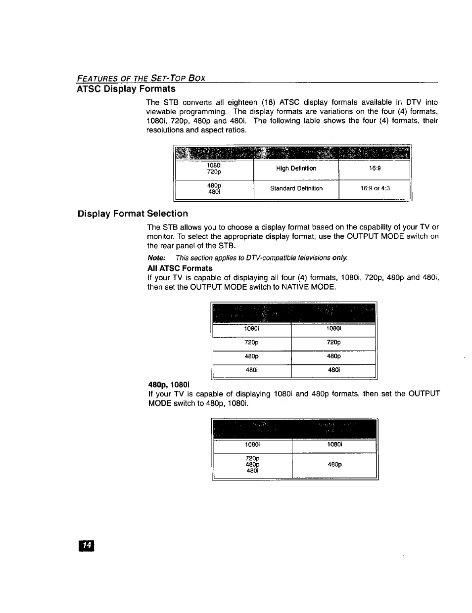 480p, 10801 | Panasonic TU-DST51 User Manual | Page 15 / 65