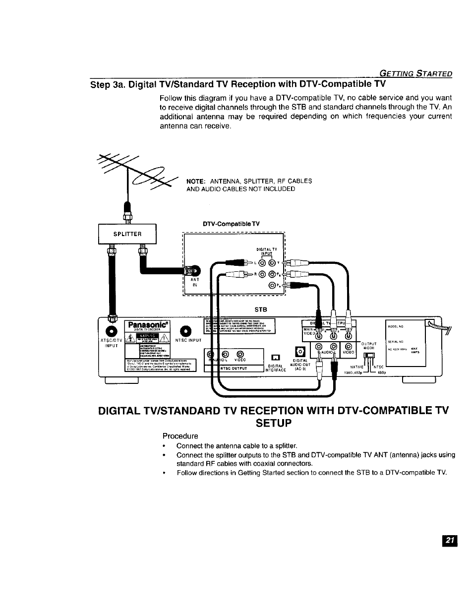 Panasonic TU-DST51 User Manual | Page 22 / 65