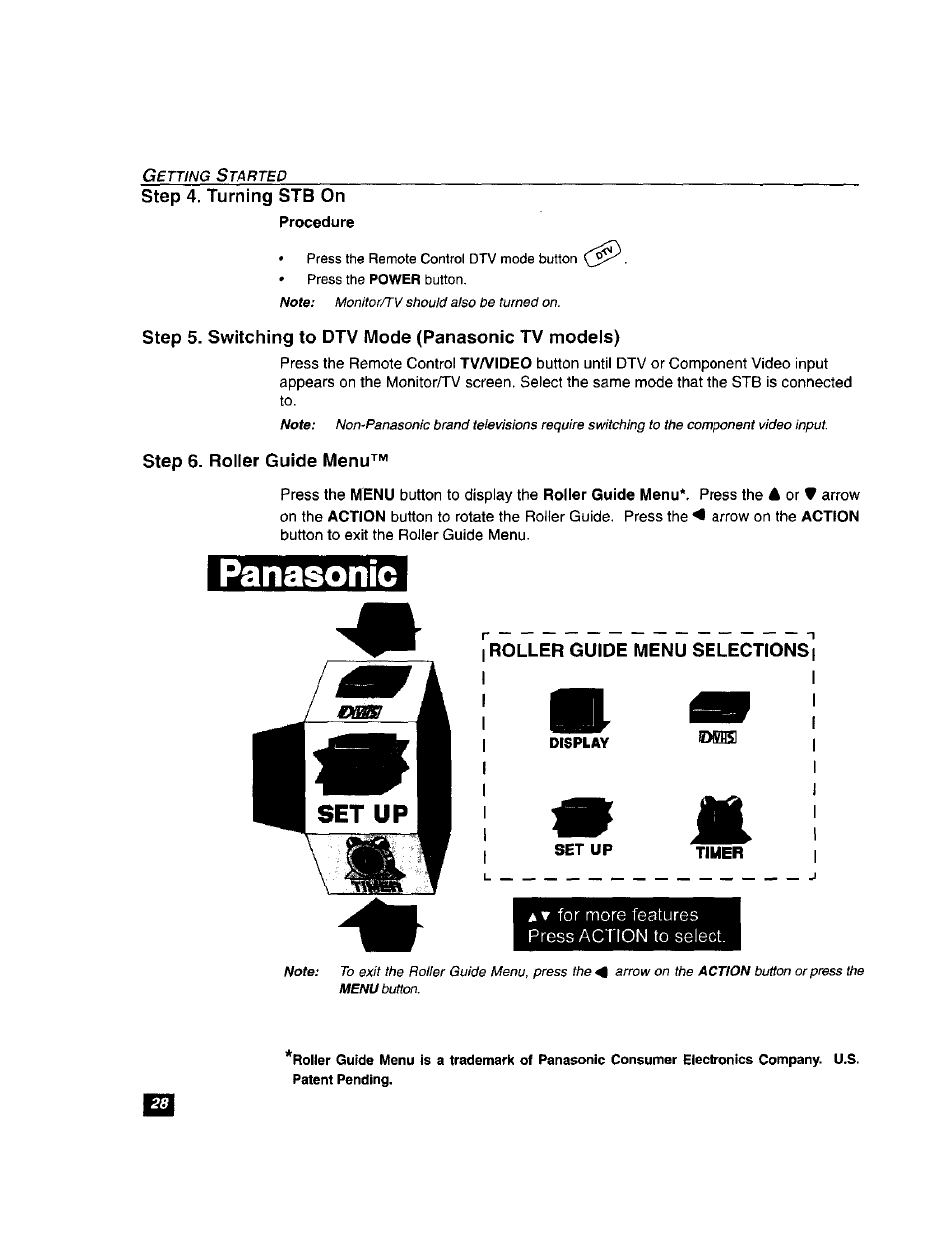 Procedure, Izxsbs, Timer | Panasonic | Panasonic TU-DST51 User Manual | Page 29 / 65