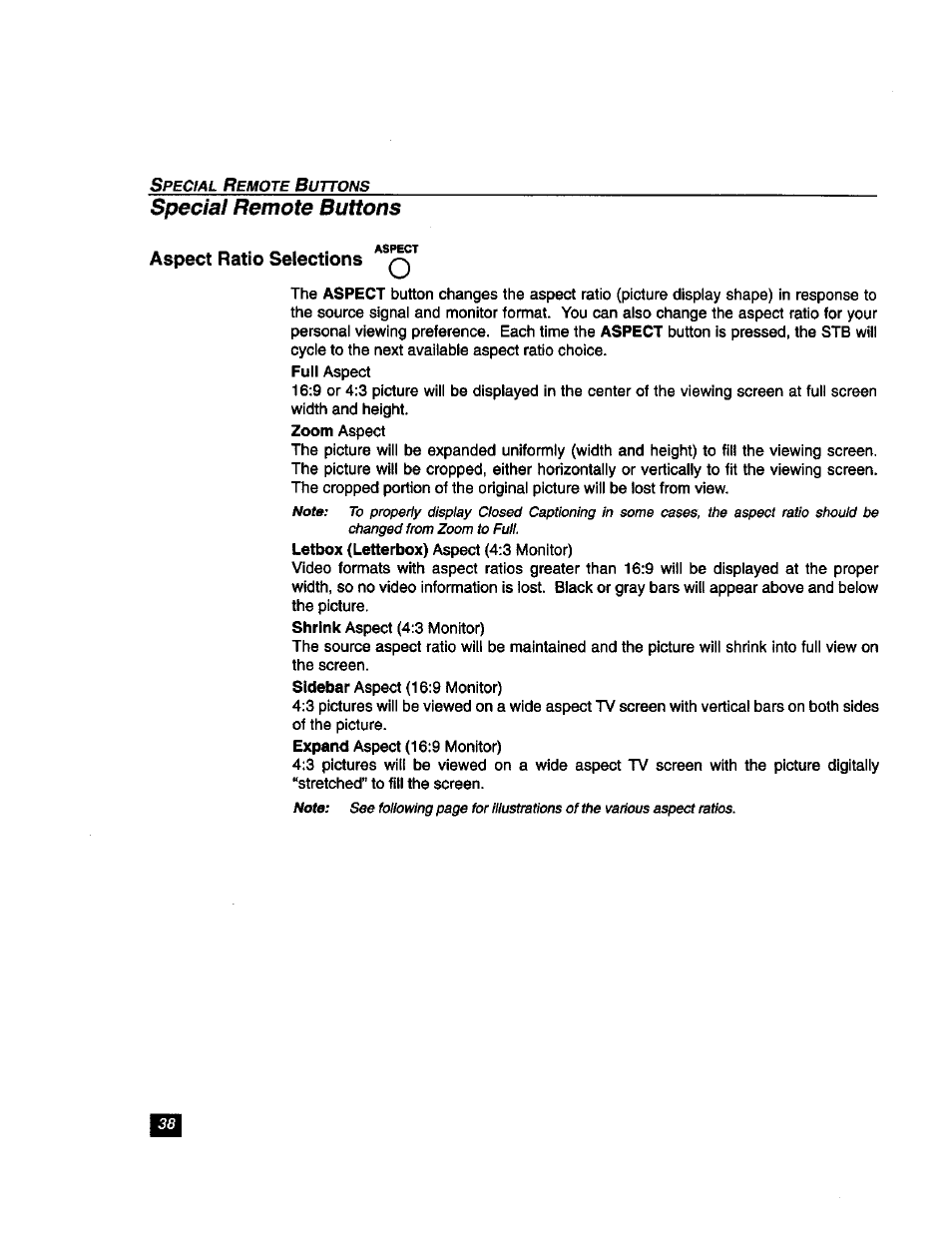Special remote buttons | Panasonic TU-DST51 User Manual | Page 39 / 65