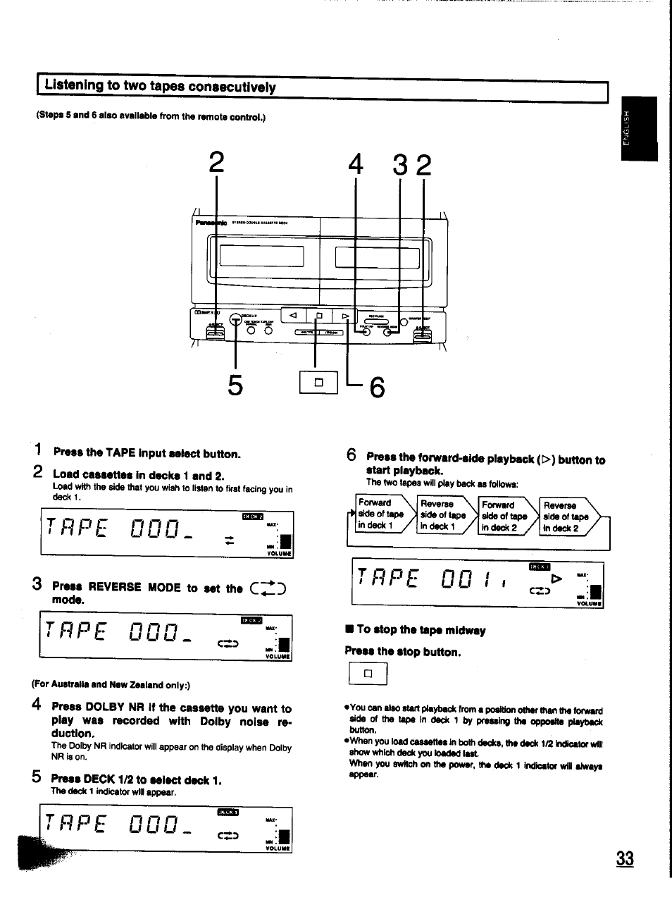 Panasonic SC-CH31 User Manual | Page 33 / 60