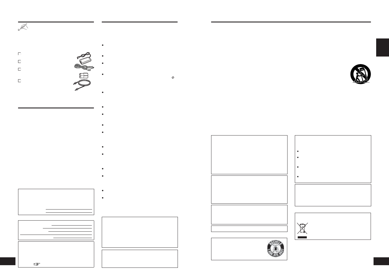 Panasonic RPWF6000 User Manual | Page 2 / 35