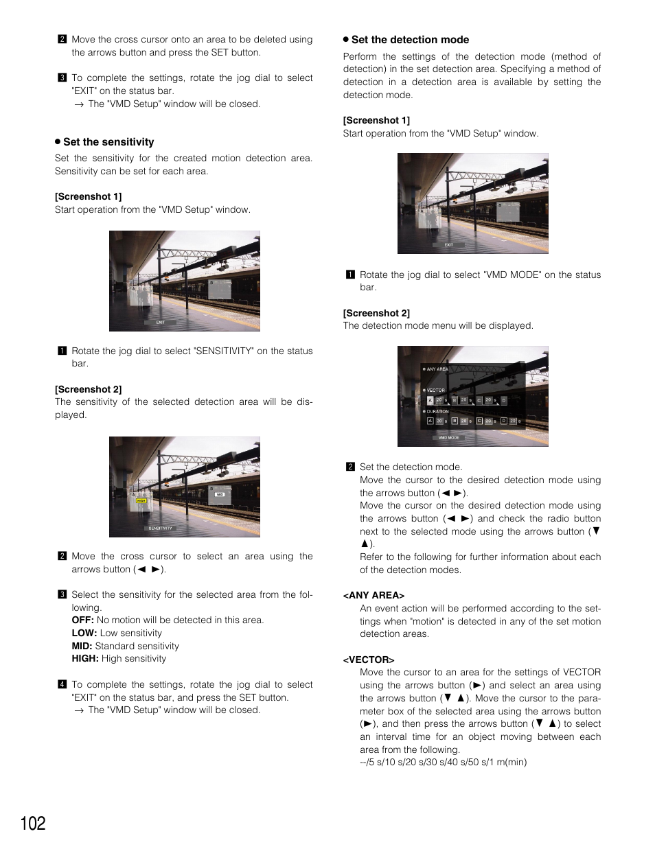 Panasonic WJ-HD309 User Manual | Page 102 / 164