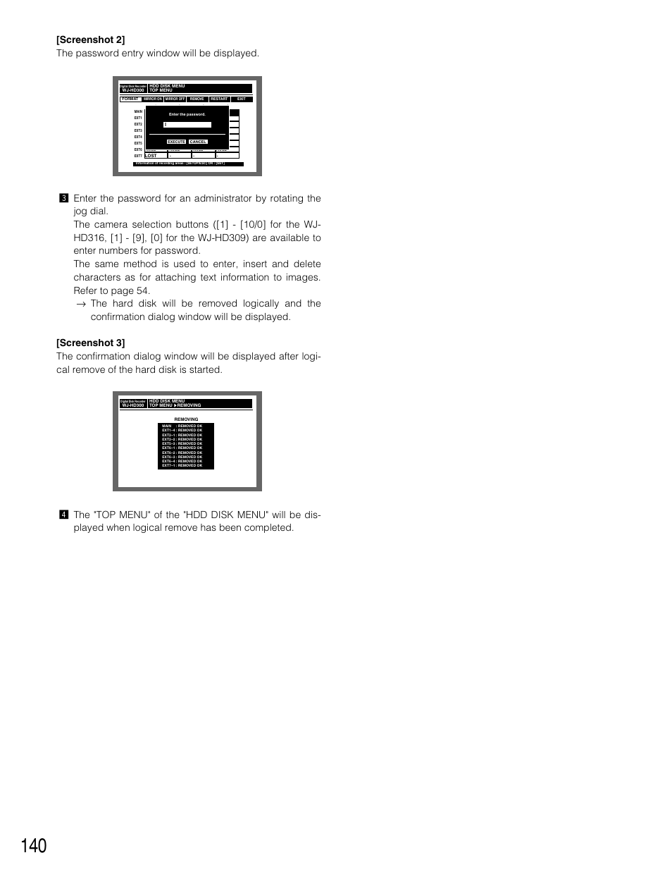 Panasonic WJ-HD309 User Manual | Page 140 / 164