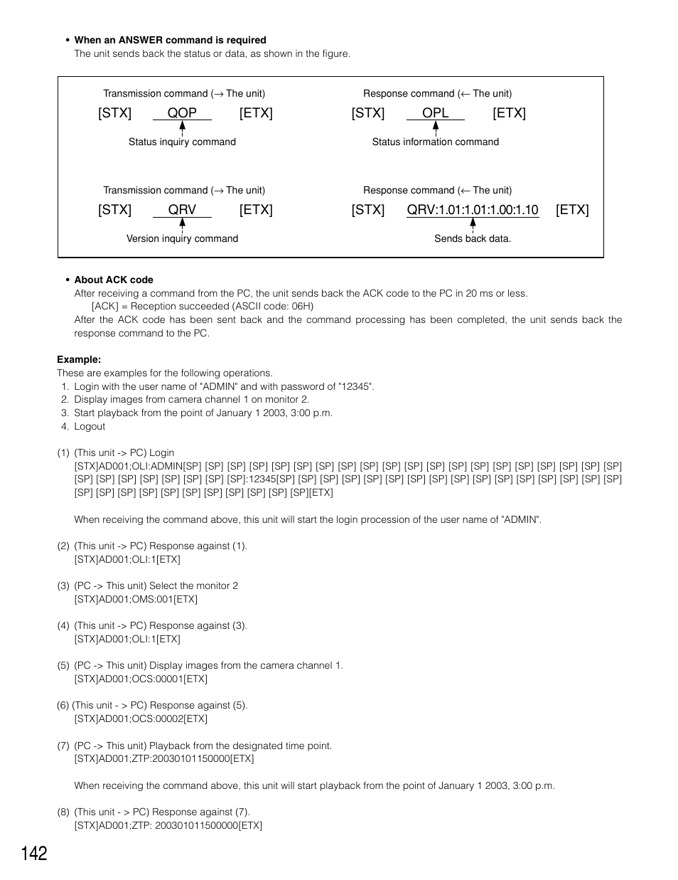 Panasonic WJ-HD309 User Manual | Page 142 / 164