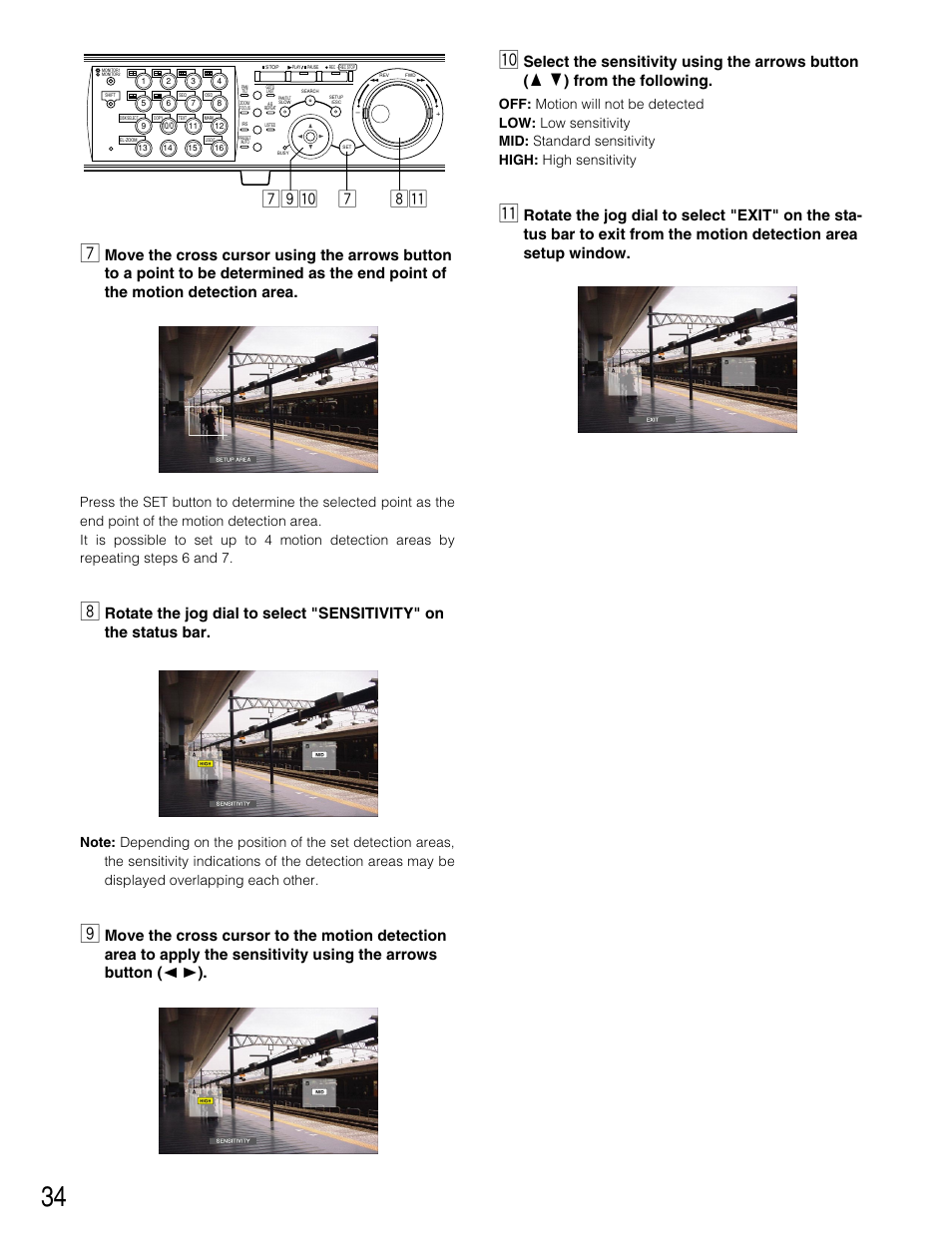 M, ⁄1 m.⁄0 | Panasonic WJ-HD309 User Manual | Page 34 / 164