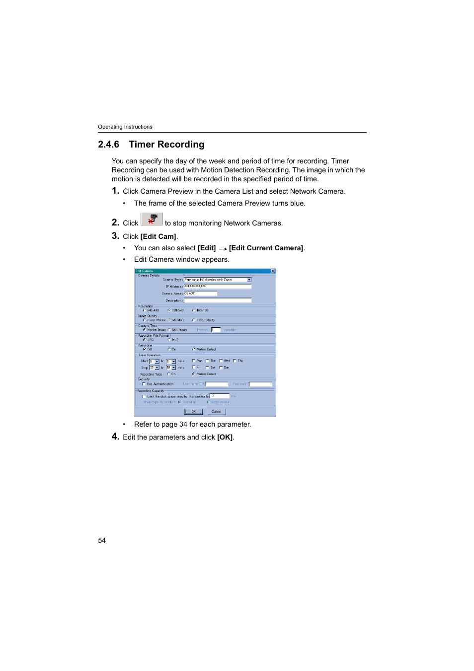 6timer recording, 6 timer recording | Panasonic BB-HNP60 User Manual | Page 54 / 86