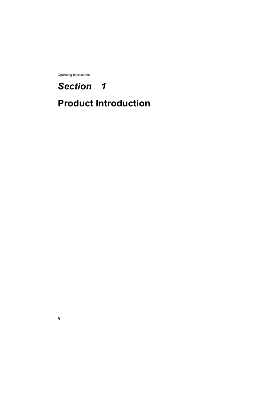 Product introduction | Panasonic BB-HNP60 User Manual | Page 8 / 86