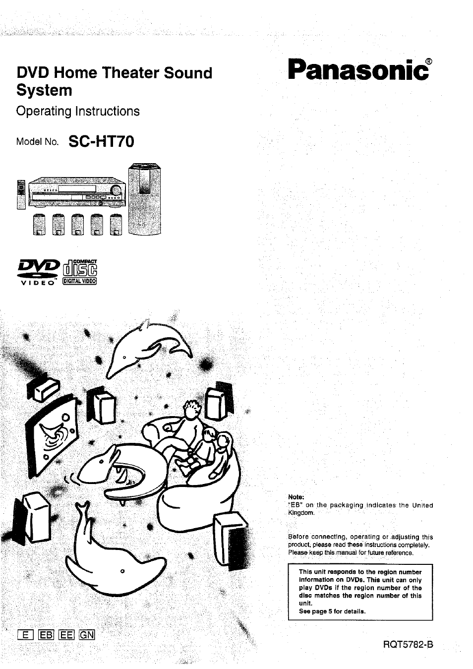 Panasonic SC-HT70 User Manual | 52 pages